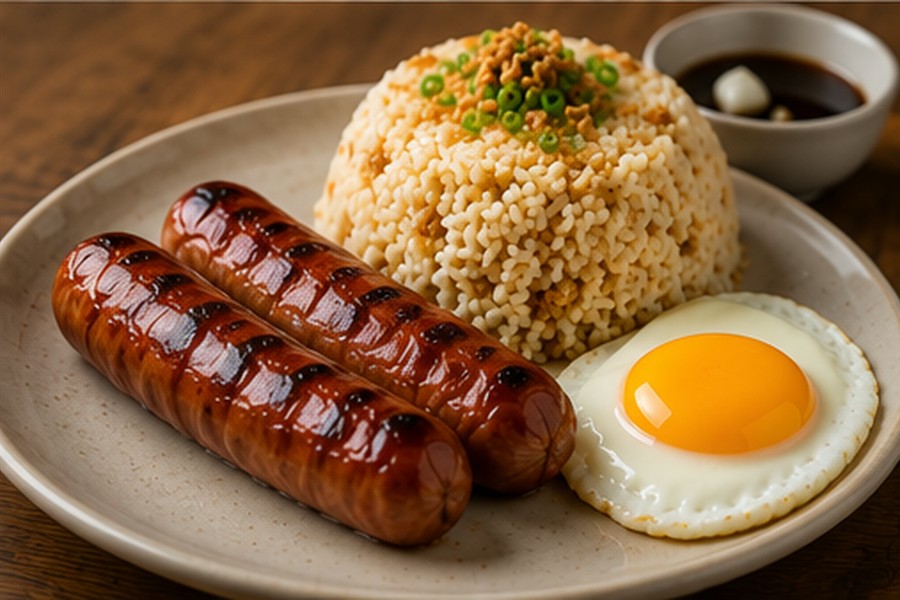 Longganisa and egg from the Bits N Bites menu